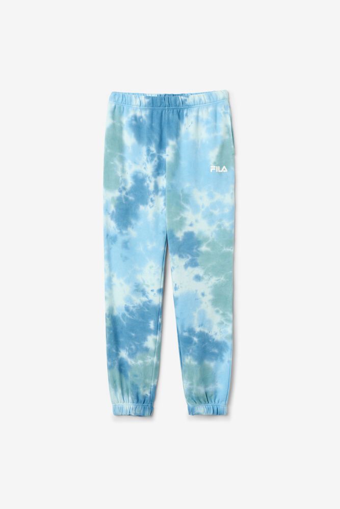 Fila Bukser Dame Blå Raleigh Tie Dye Jogger CQD-805267